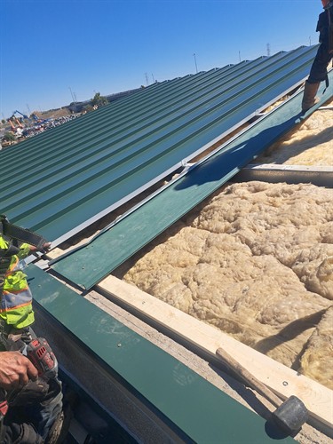 Standing Seam Metal in Adams County Fire Station