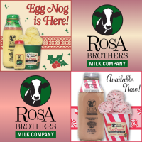 Peppermint & Egg Nog… Rosa Brothers’ Holiday Favorites Are Here!