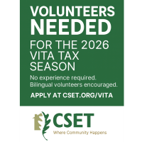 CSET Recruiting Volunteers for Free Tax Assistance Program (VITA)