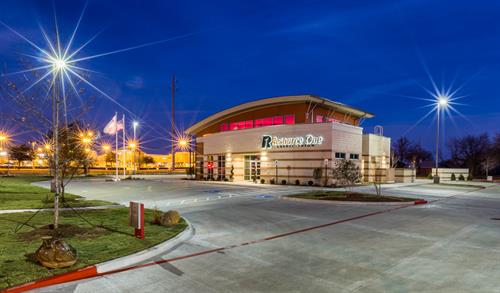 North Garland branch at night 