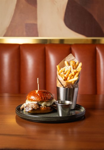The Smash Burger and Truffle Fries