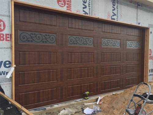 New Construction Garage Door Installation