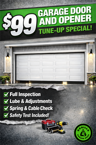Garage Door Tune Up Special