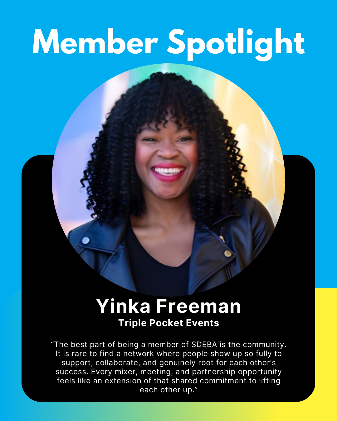 Image for Member Spotlight: Triple Pocket Events Founder Yinka Freeman on Storytelling, Equity, and Producing Events That Matter
