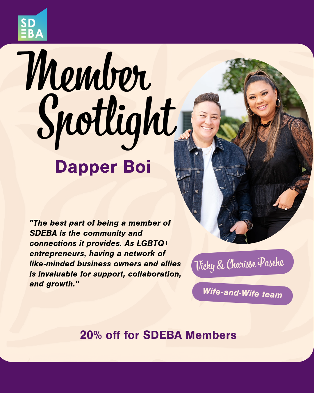 Image for Member Spotlight: Dapper Boi