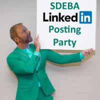 LinkedIn Posting Party and Networking with Milo Shapiro 3/14/24
