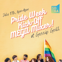 Pride Week Kick Off Mega Mixer @ Gossip Grill