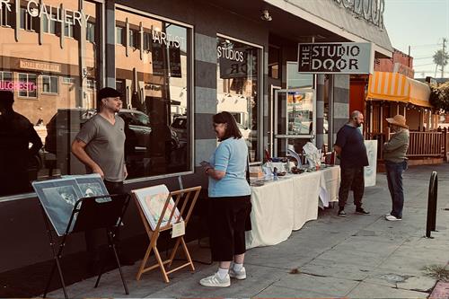 The Studio Door • Last Saturday Sidewalk Art Pop 