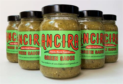 Try our Famous Green Sauce!