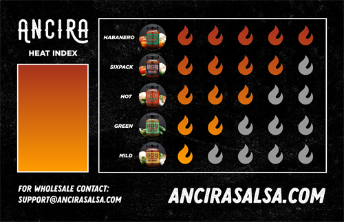 Ancira Salsa's Heat Index!