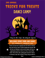 Bulldogs Spirit Tricks for Treats Dance Camp