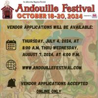 Vendor Applications for 49th Andouille Festival 