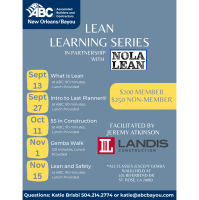 News Release: 2024 Lean Learning Series