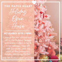 HOLIDAY OPEN HOUSE (During Downtown Latrobe Light Up Night)