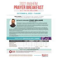 2022 Anaheim Prayer Breakfast