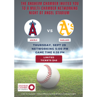Anaheim Chamber Multi-Chamber Networking Night at Angel Stadium