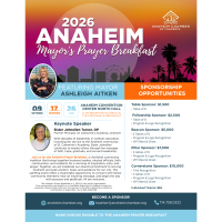 Anaheim Mayor's Prayer Breakfast