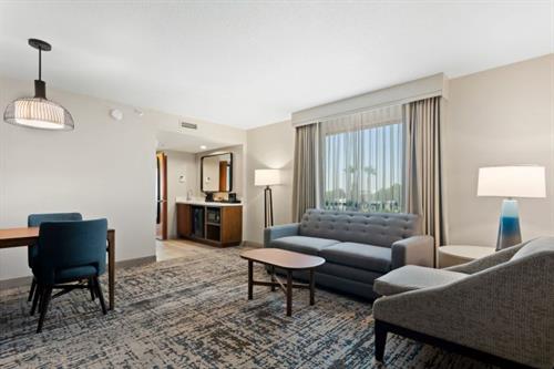 All rooms are two-room suites, with separate living room and bedroom All rooms are two-room suites, with separate living room and bedroom