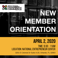Cancelled-New Member Orientation "Maximize Your Membership"