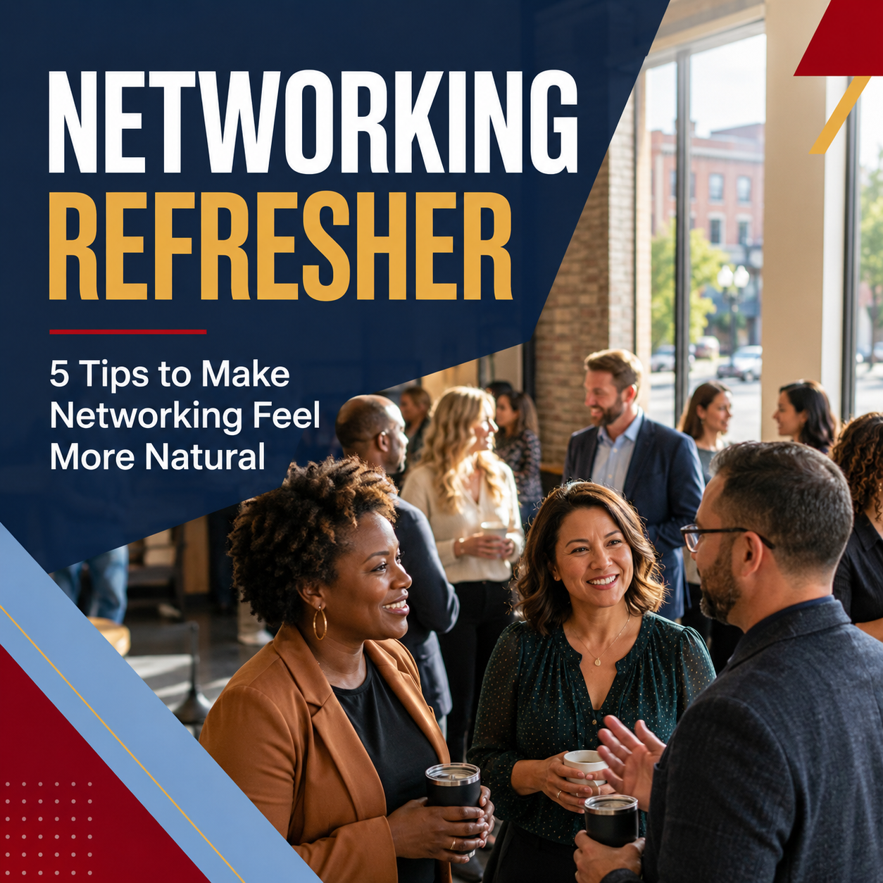 Image for Five Tips to Make Networking Feel More Natural