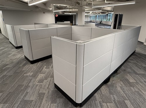 Remanufactured and preowned cubicles with full warranty, we can build any size, height you need