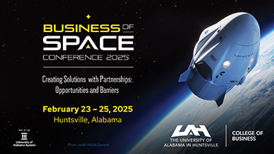 UAH to host second annual Business of Space Conference February 23-25 – Registration is now open