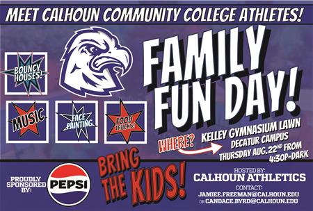 Calhoun Community College Athletics Division Hosts 2nd Annual Family Fun Day