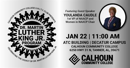 Calhoun to Host Free Community MLK Day Program Honoring Service, Leadership, and Legacy