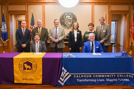 Calhoun and UNA Sign New Transfer Agreement Creating Pathways to High-Demand Healthcare Careers