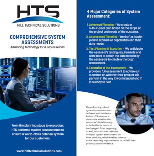 Comprehensive System Assessments Comprehensive System Assessments