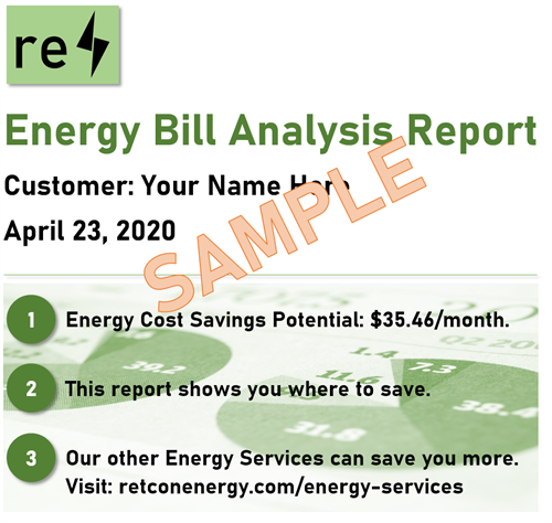 Energy Bill Analysis - Sample