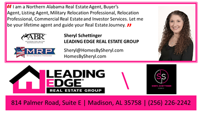 Sheryl Schettinger, Realtor ABR, MRP- Leading Edge Real Estate Group