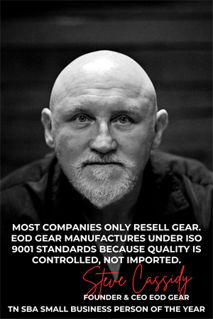 EOD Gear Founder Steve Cassidy Named SBA Small Business Person of the Year for Tennessee