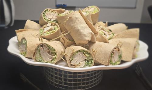 Chicken Caesar Wraps