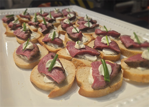 Beef & Bleu Crostini