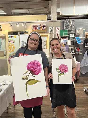 Group oil painting classes