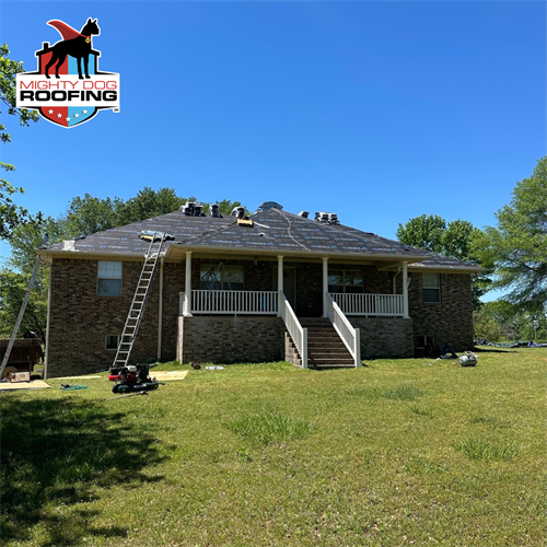 During tear off of an old roofing system