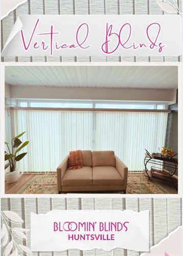 Custom Fabric Vertical Blinds