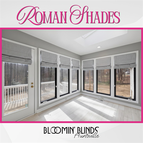 Custom Roman Shades