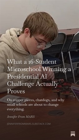 MARS Microschool Founder Jennifer Wolverton Named an Alabama Winner in Presidential AI Challenge