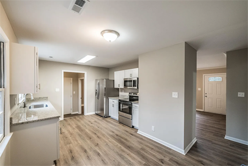 Updated interior of a Huntsville home renovated by Huntsville House Buyer AL