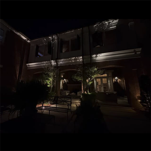 Landscape Lighting at an estate downtown Huntsville 