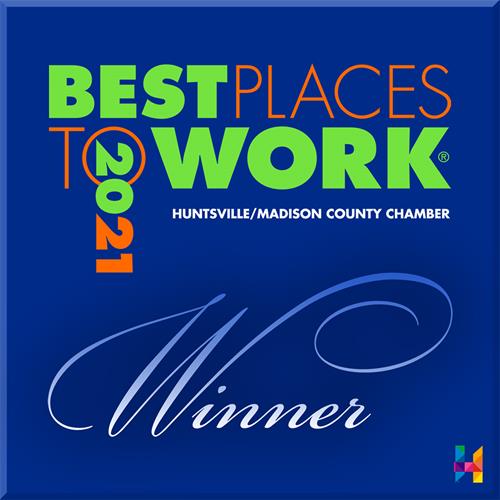 2021 Winner Best Places to Work 