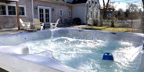 The Parsons House hot tub