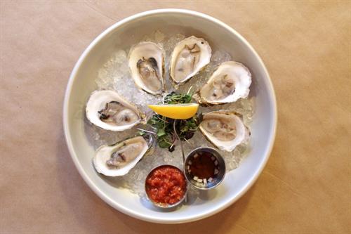 Wellfleet oysters on the half shell; world's best!
