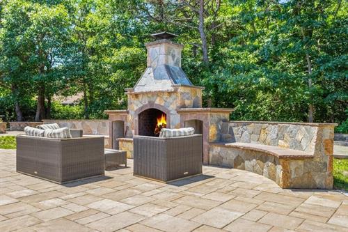 Outdoor Fireplace
