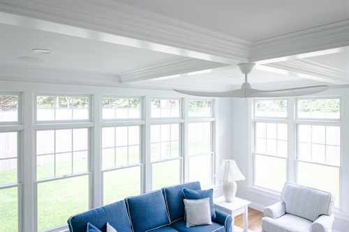 Orleans coffered ceiling detail