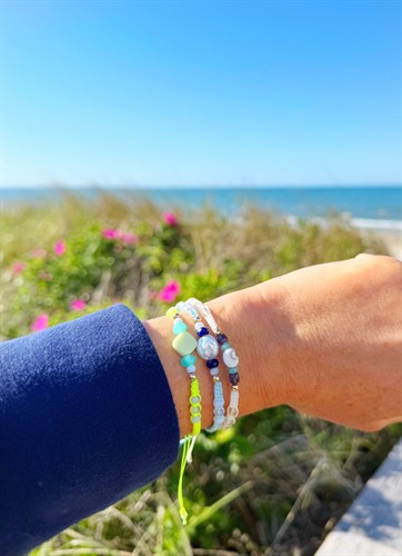 Mermaids + Madeleines Adjustable Macramé Bracelets