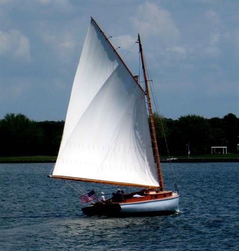 Summer Sail on a classic gaff rigged 1926 yacht