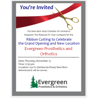 Ribbon Cutting to celebrate the New Location of Evergreen Prosthetics and Orthotics